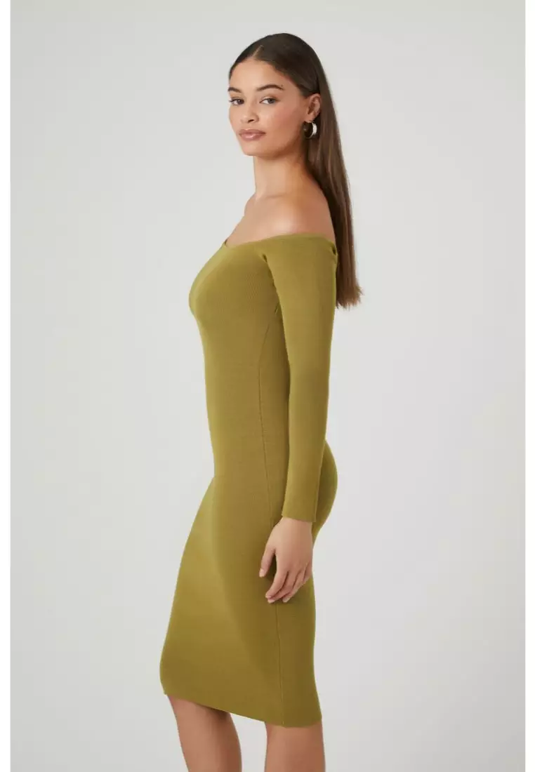Forever 21 off the shoulder sweater clearance