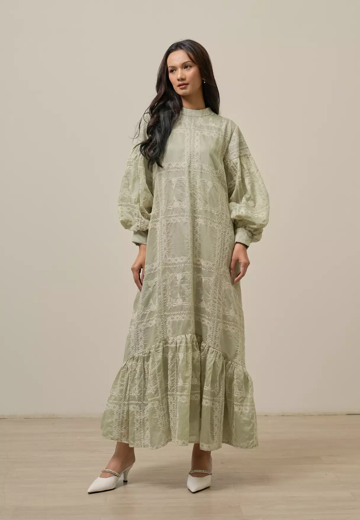 Ghaniya Dress - Sage