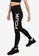 French Connection black FCUK Core Jersey Logo Leggings C0D2CAA7772F77GS_1