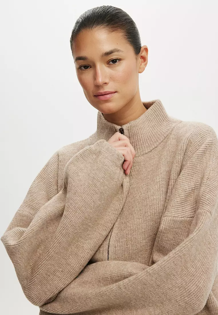 Luxe Tuck Hem Bomber Jacket