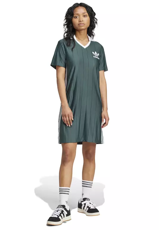 Adicolor 3 Stripe Pinstripe Dress