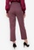 ZALORA WORK grey Adjustable Waist Buckle Pants 86554AAB86F3C1GS_2
