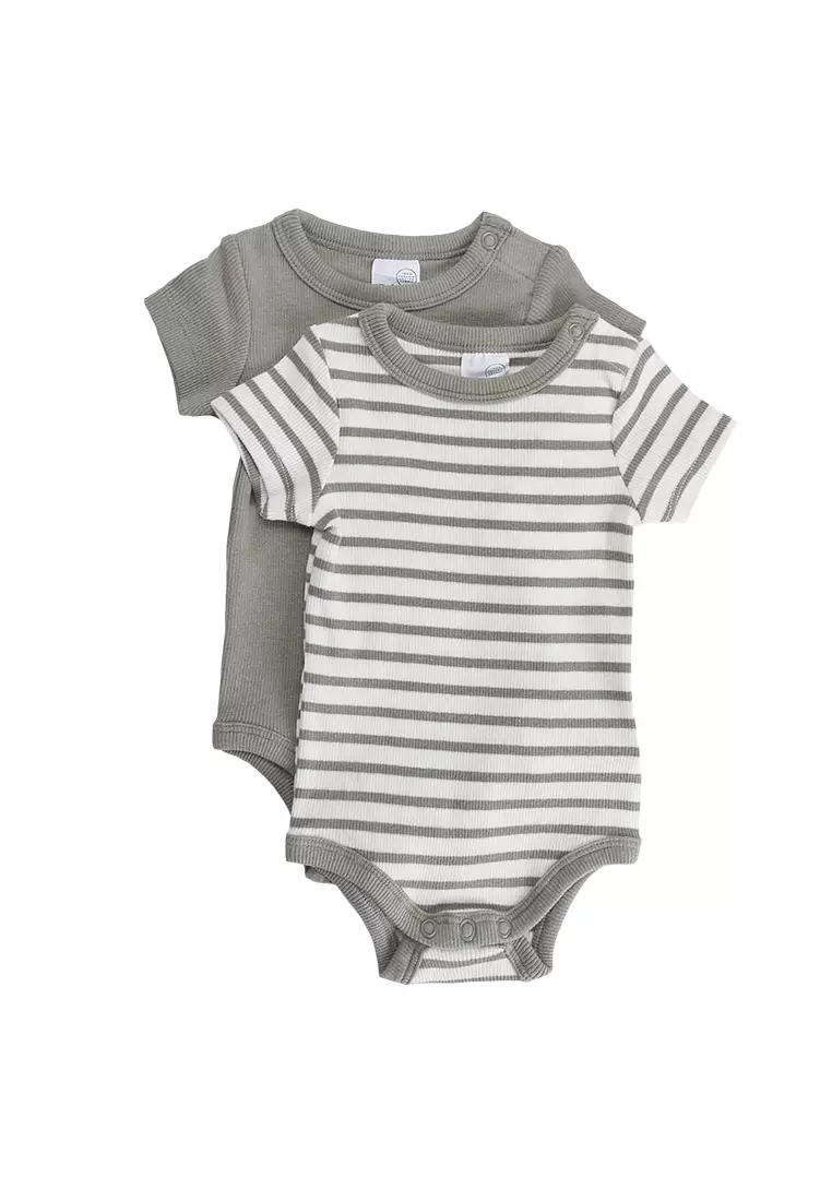 Essential Black Cotton Fitted Short Bodysuit