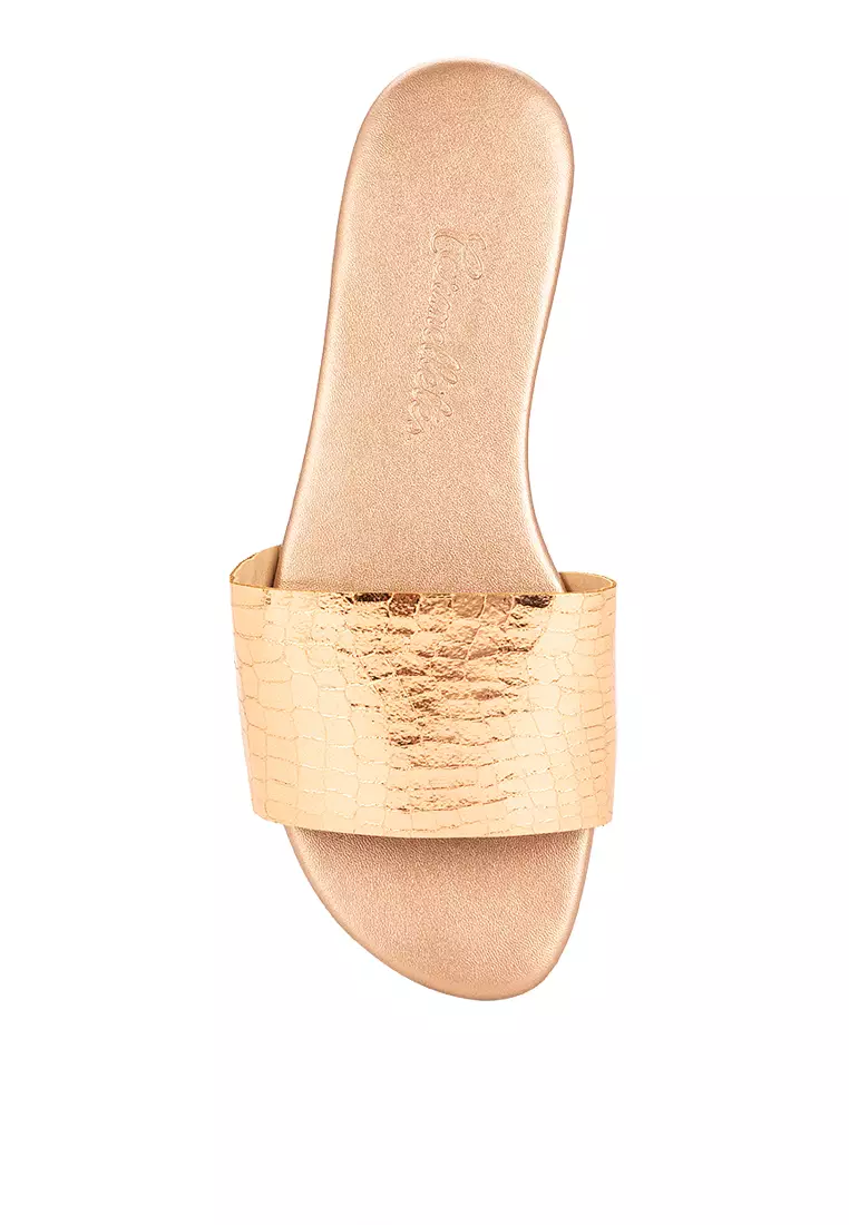 Metallic Flat Slides