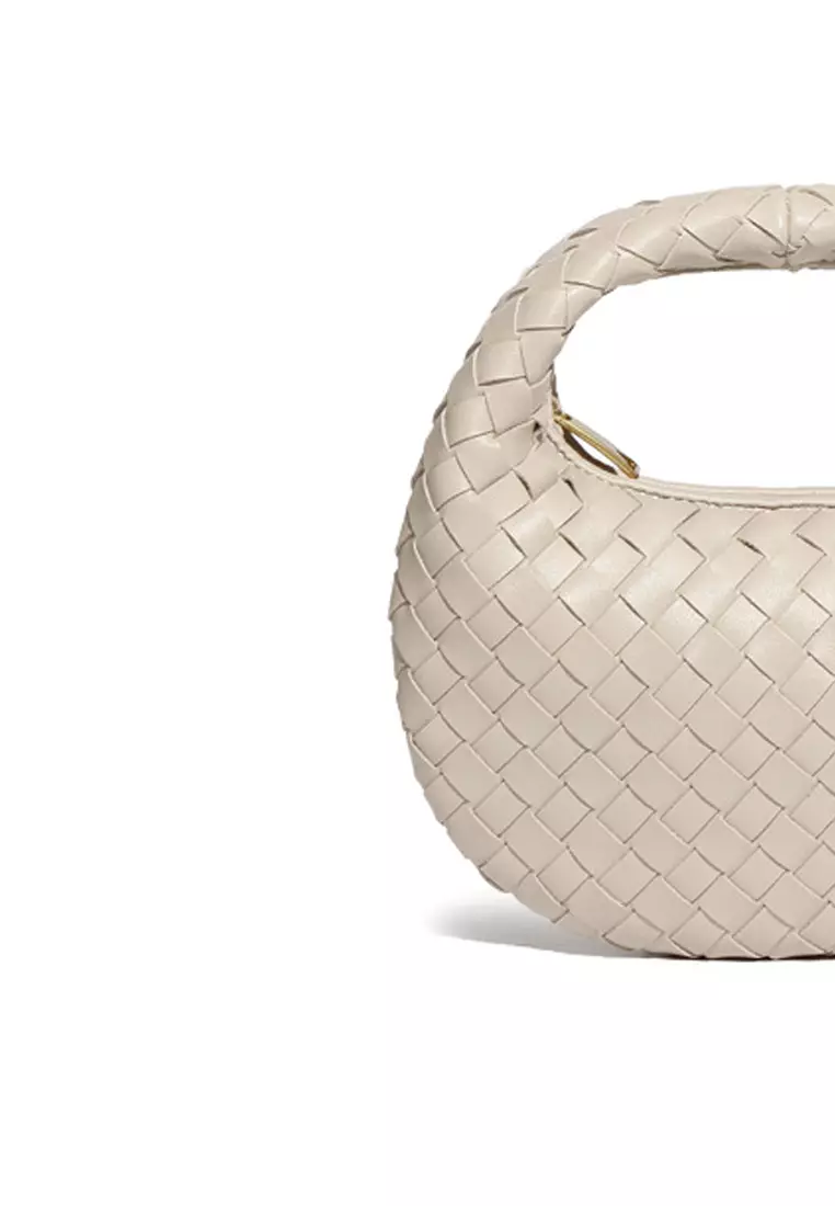 Faux Leather Woven Hobo Bag CX-B1904