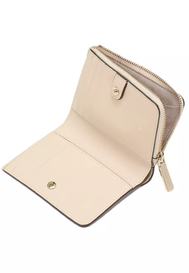 Kate Spade Lena Medium Bifold Wallet In Hot Fudge