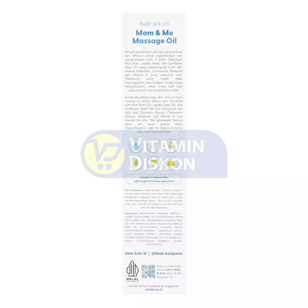 HALE MOM AND ME MASSAGE OIL 50 ML