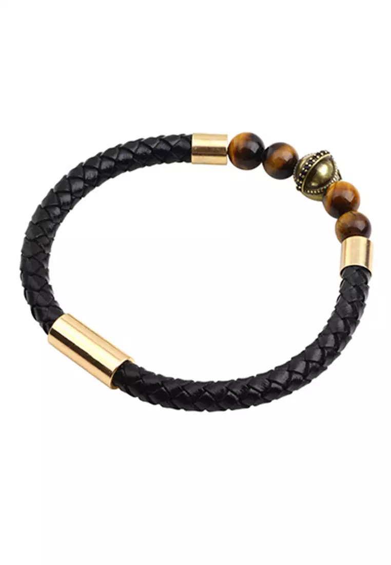 Warrior hotsell bracelet leather