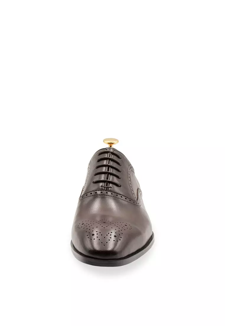 ARDEN TEAL - MENDOZA MEDALLION WALNUT OXFORD Shop The Latest Oxford Men main image 4