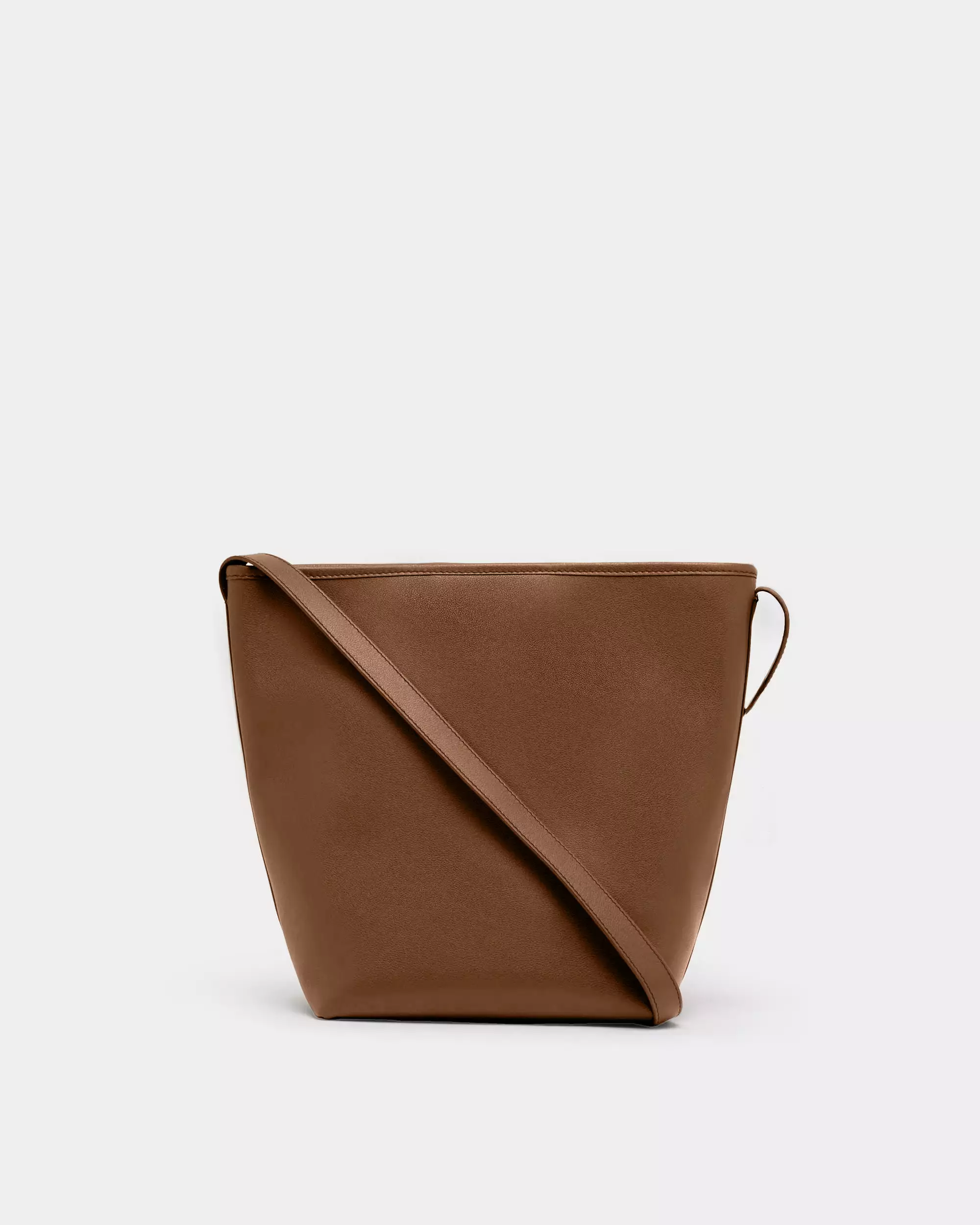 Bally Signature Bucket Bag Elisabeth in Leather - Brown