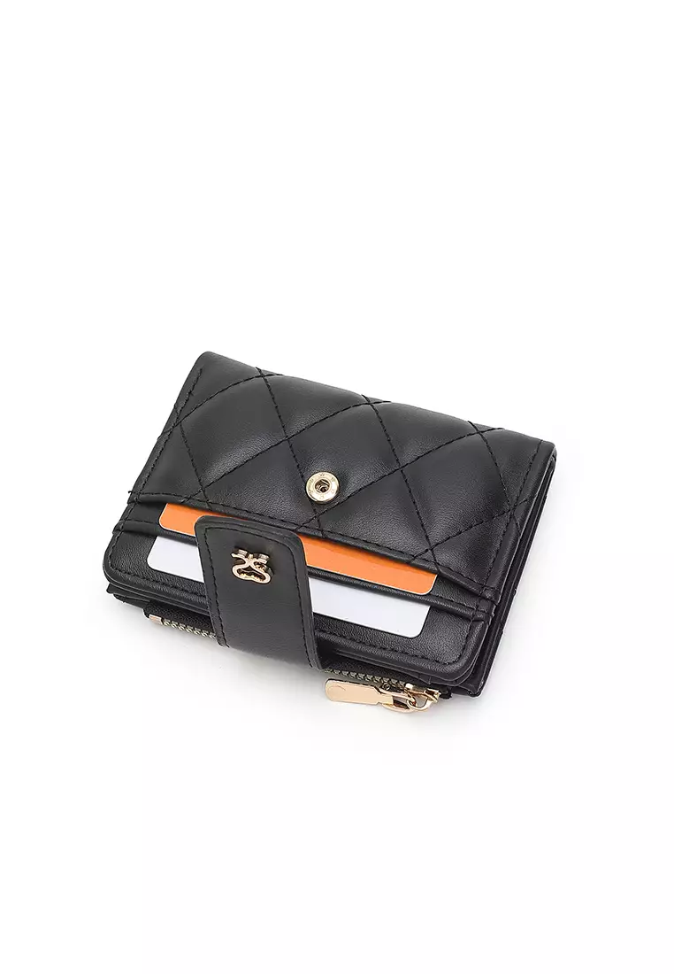 Women's Short Wallet / Purse - Black