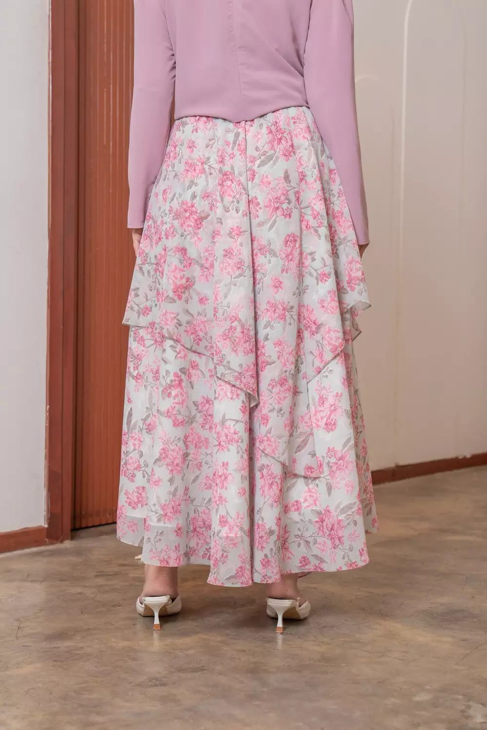 Klamby - Tantinaa Skirt Aqua Blossom