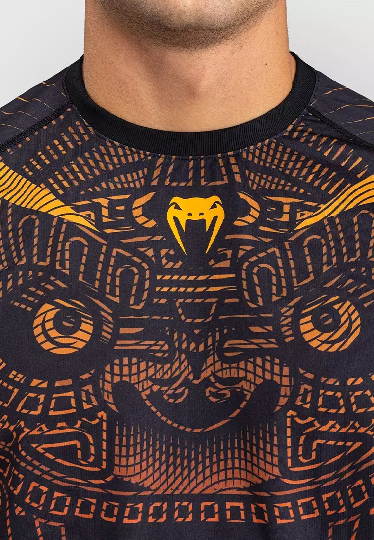 Venum Quetzal Fury Dry-Tech T-Shirt - Black/Fury Red/ Tangerine
