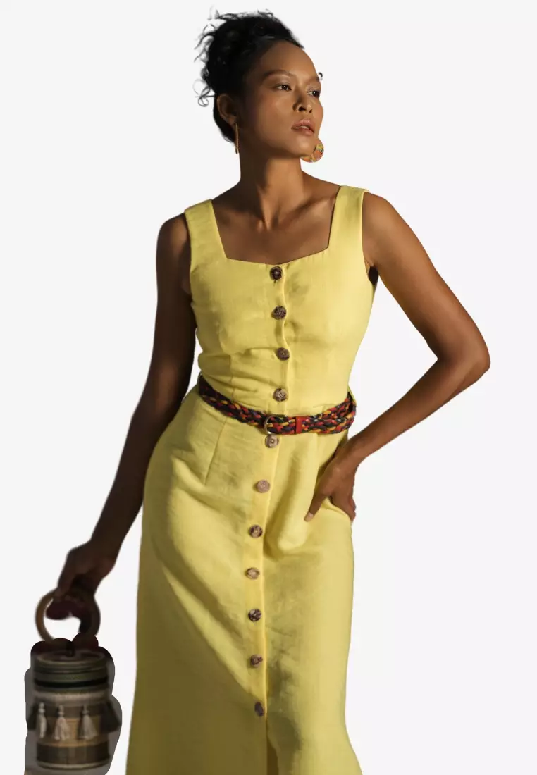 Summer Get Away Maxi Linen Dress