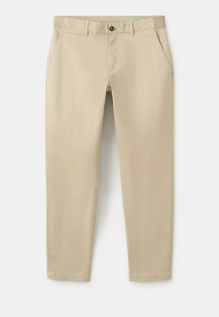 Pantalon Cropped Tapered Chino Pants
