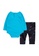 Nike black Nike Girl Infant's Long Sleeves Bodysuit & Leggings Set (12 - 24 Months) - Black 1B2D2KA3175108GS_2