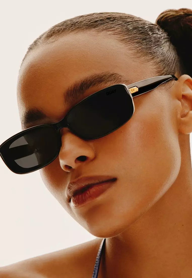 Vibe Check Sunglasses - Black/Black Polarized