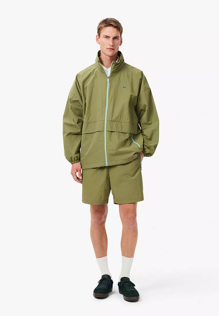 Loose Cut Zipped Pocket Shorts