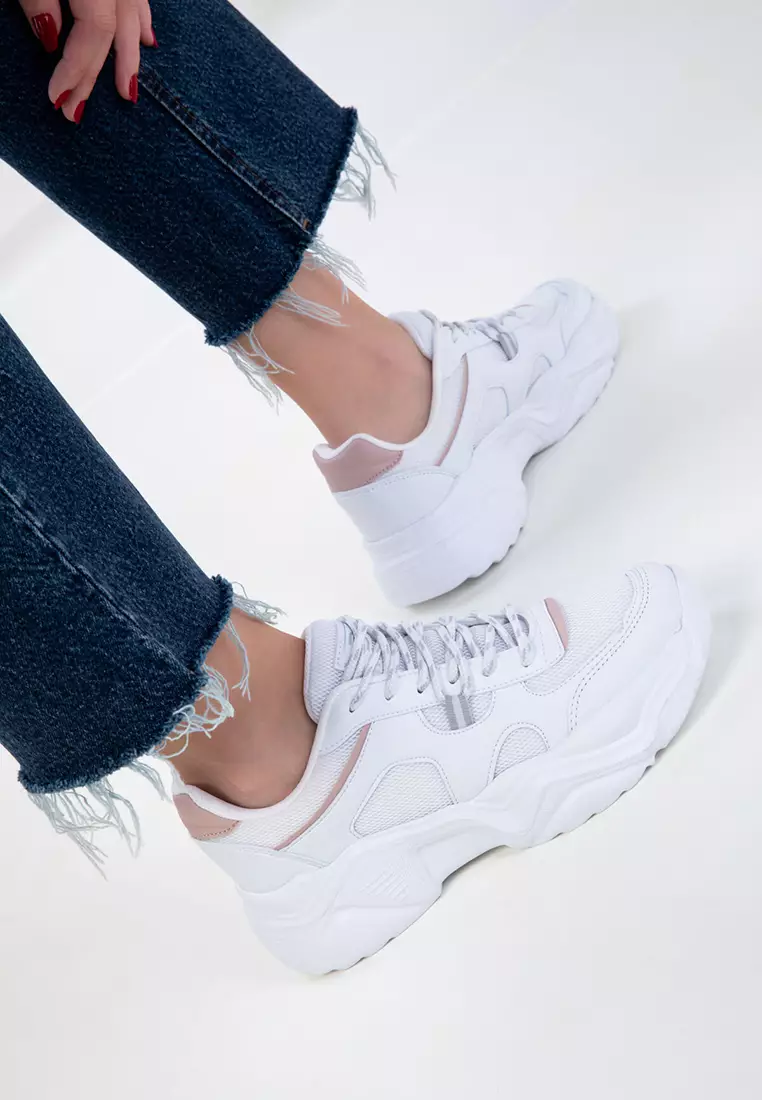 White-Powder Women's Sneaker 20574