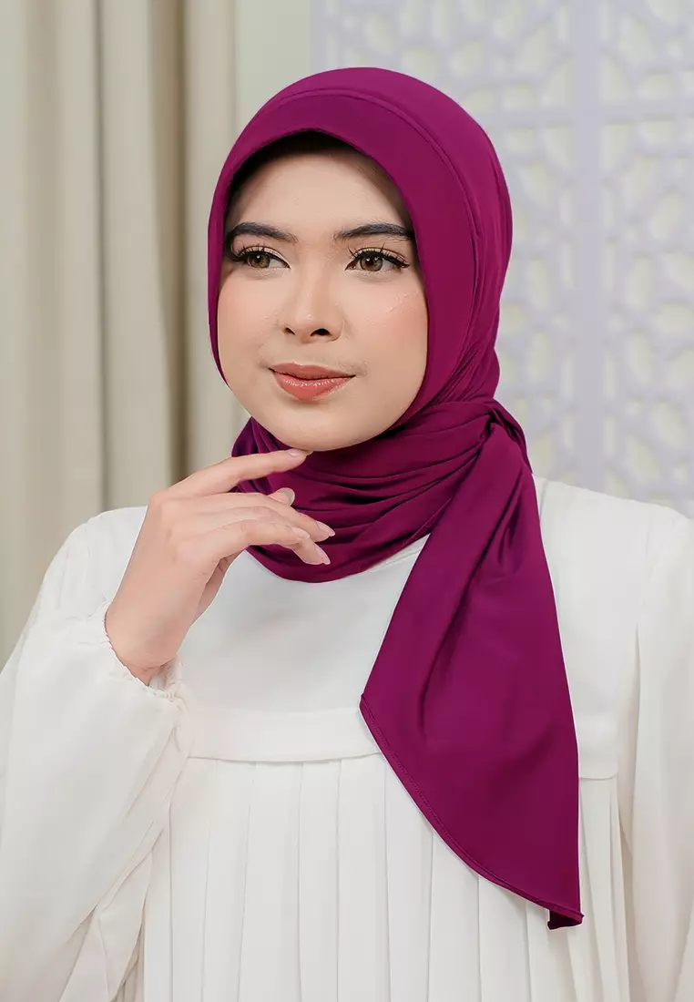 HIJAB INSTAN SOFTPAD AMEENA - FUSCHIA