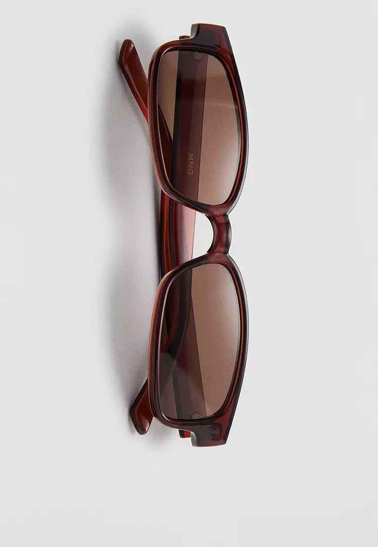 Rectangular-Frame Sunglasses