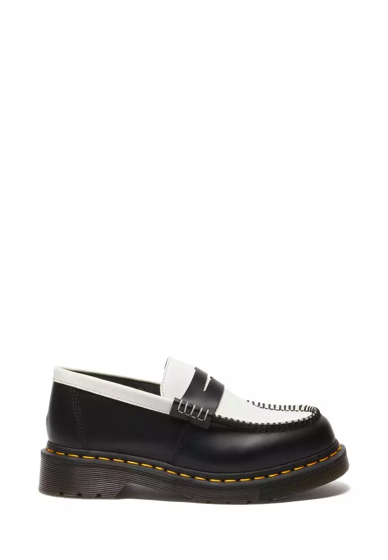 Discount on Dr. Martens  shoes - SKU: Penton Two-tone Smooth Leather Loafers Men