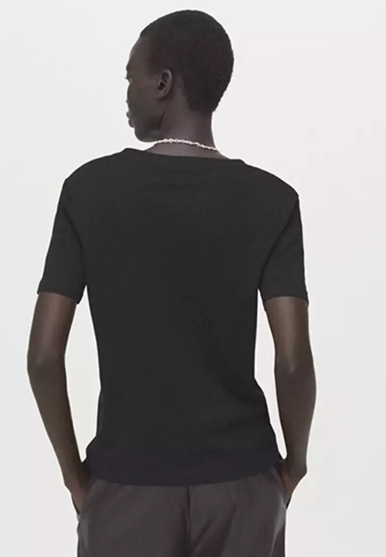 V-Neck Cotton T-Shirt