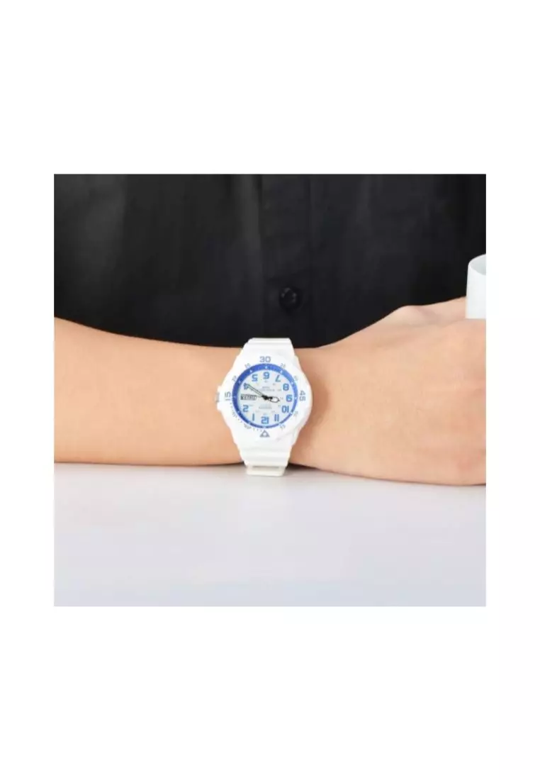 Men's Analog Watch MRW-200HC-7B2V White Resin Band Casual Watch