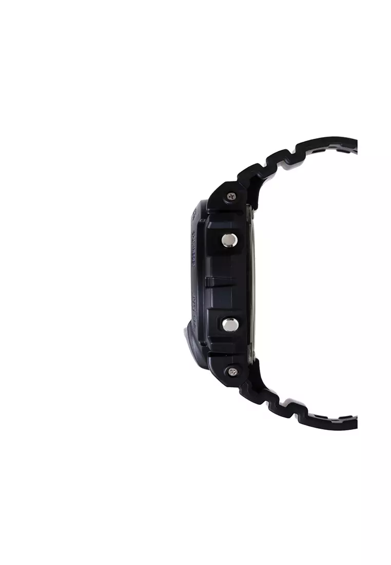 DW-6900WD-1 Men Digital Watch Black Resin Strap