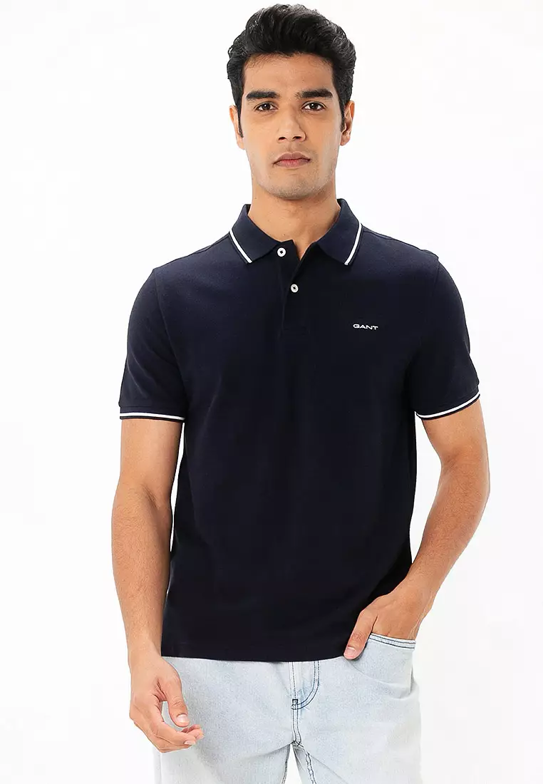 Tipped Piqué Polo Shirt
