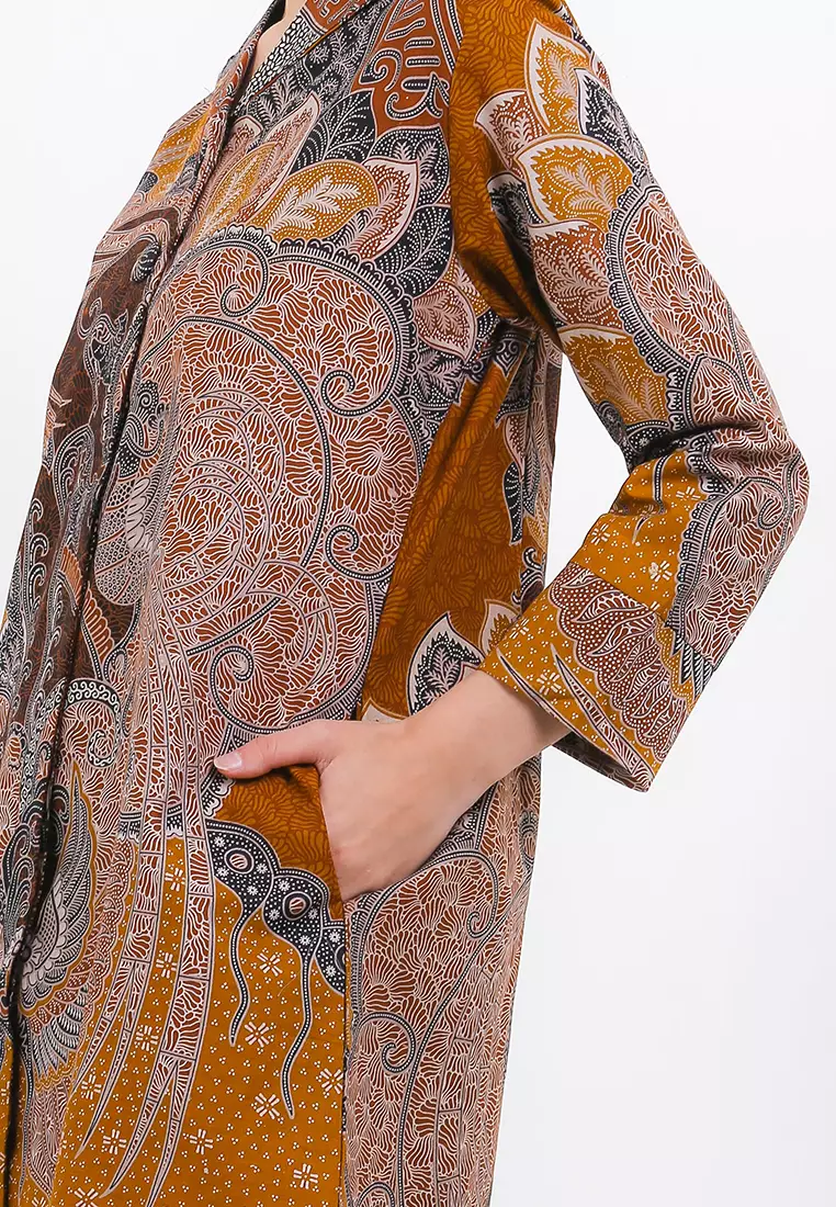 BATIK TALENTA EXCLUSIVE batik wanita blous TRKTA YELLOW