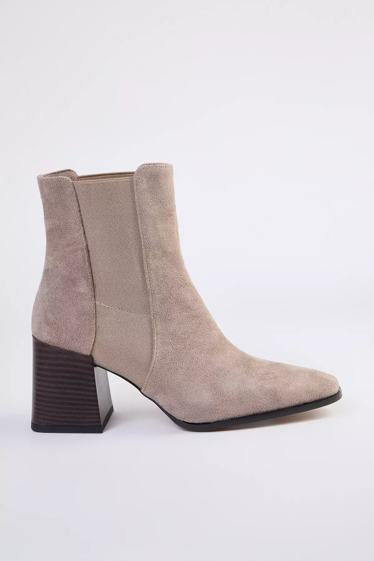 Mink Thick Block Heeled Women's Ankle Boots Takaw25Bo00057