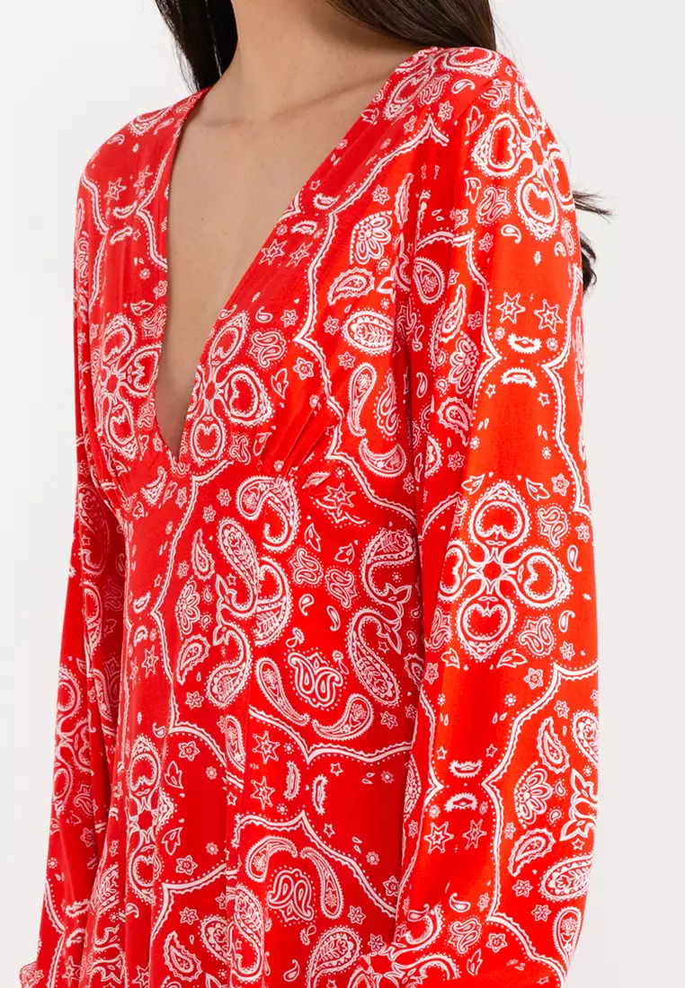 Coach bandana store print dress