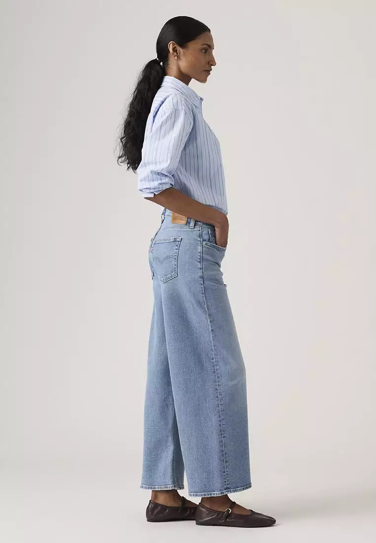 Levi's® Women's 728 High-Rise Wide-Leg Ankle Jeans
