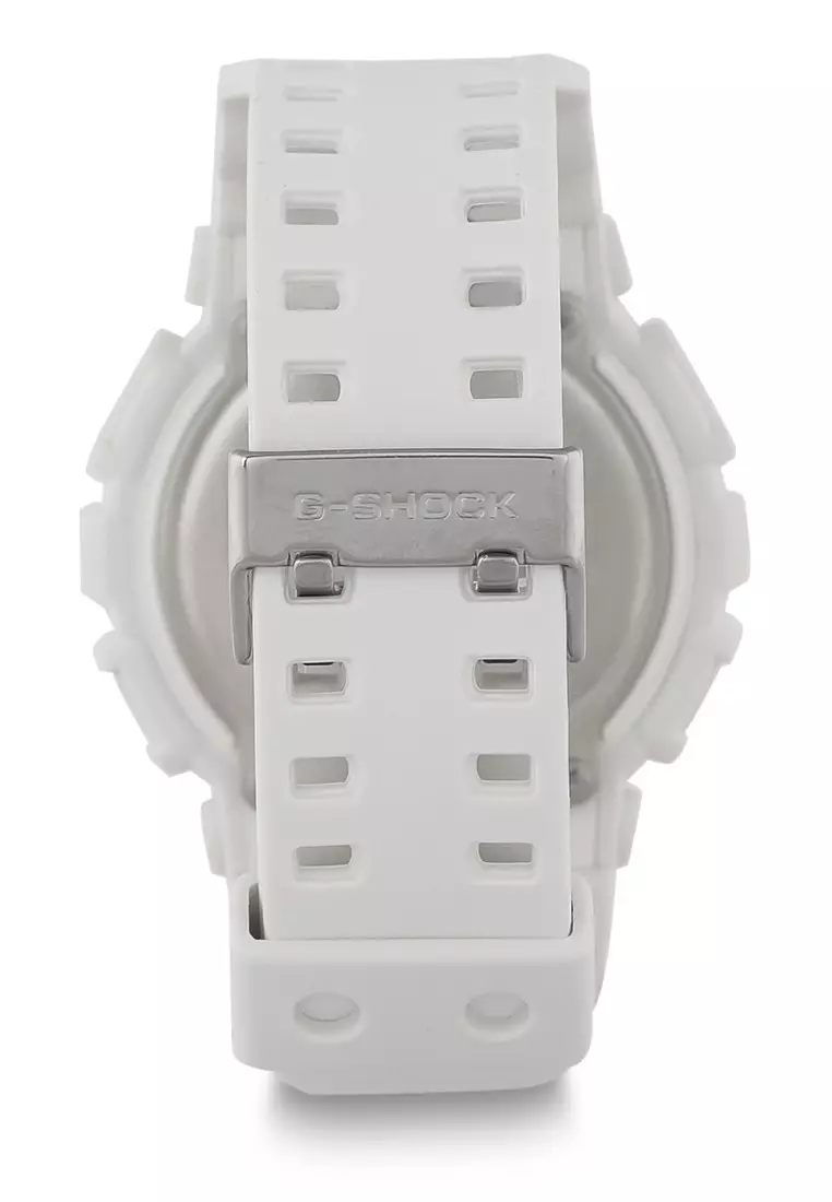Casio G-SHOCK Jam Tangan Pria - White - Resin - GA-100MW-7ADR