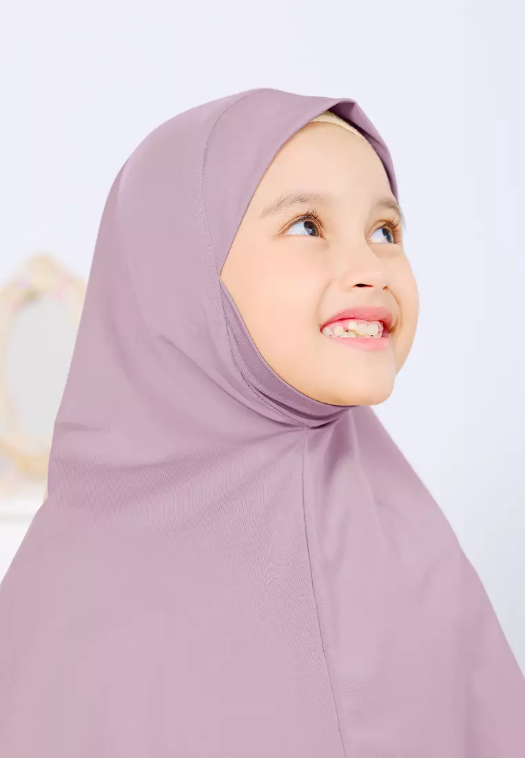 Cotton Bee - Jennaira Bergo Dagu | Hijab Instan Anak Non Pad - S