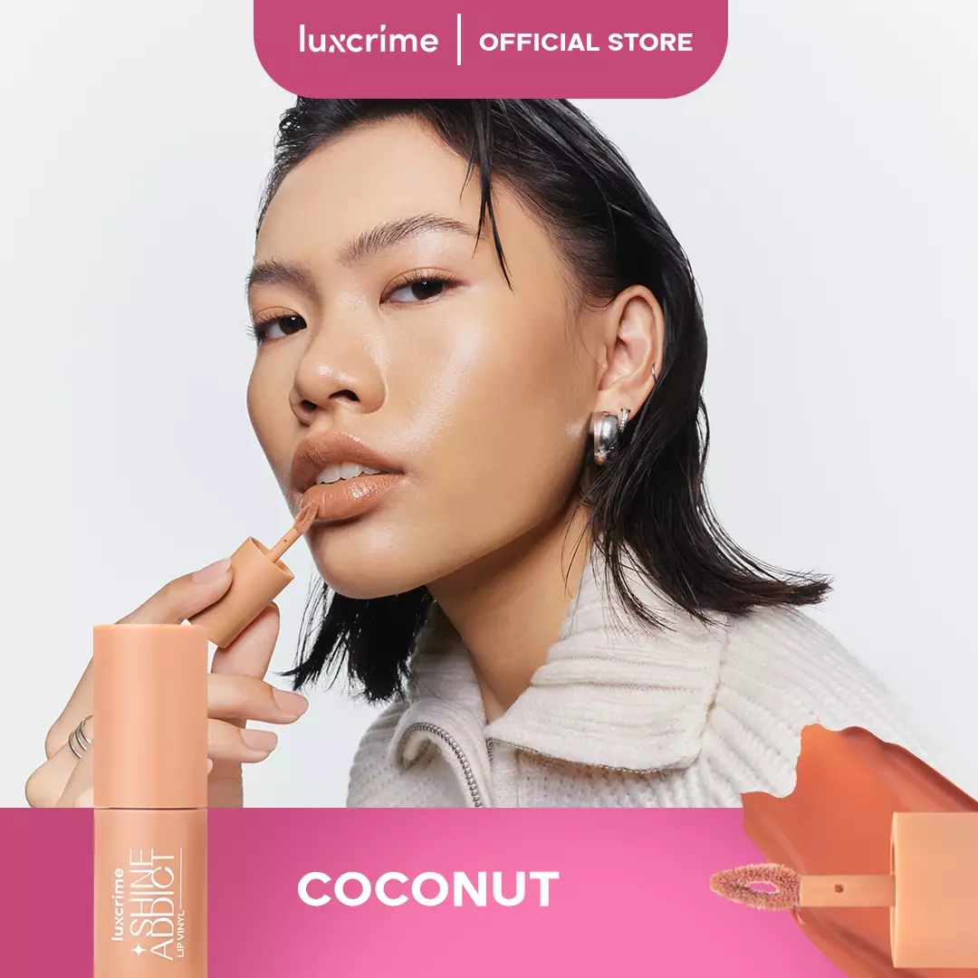 Luxcrime Shine Addict Lip Vinyl - Coconut