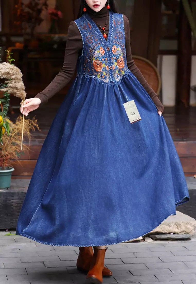 Zalora shop denim dress