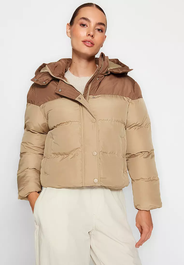Colorblock new arrivals puffer jacket