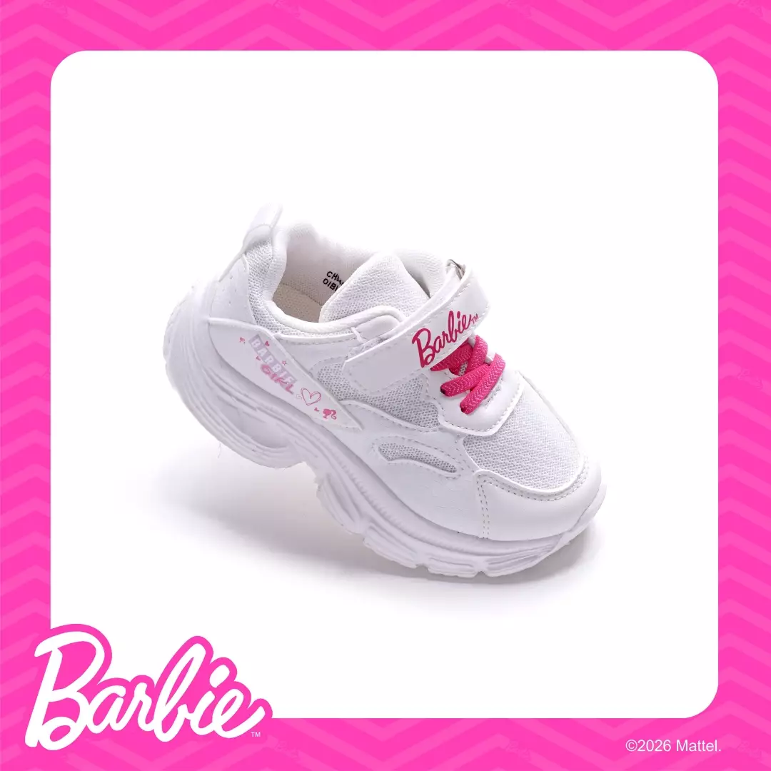 BARBIE - SEPATU WANITA ANAK CH840309WK SNEAKERS - PUTIH