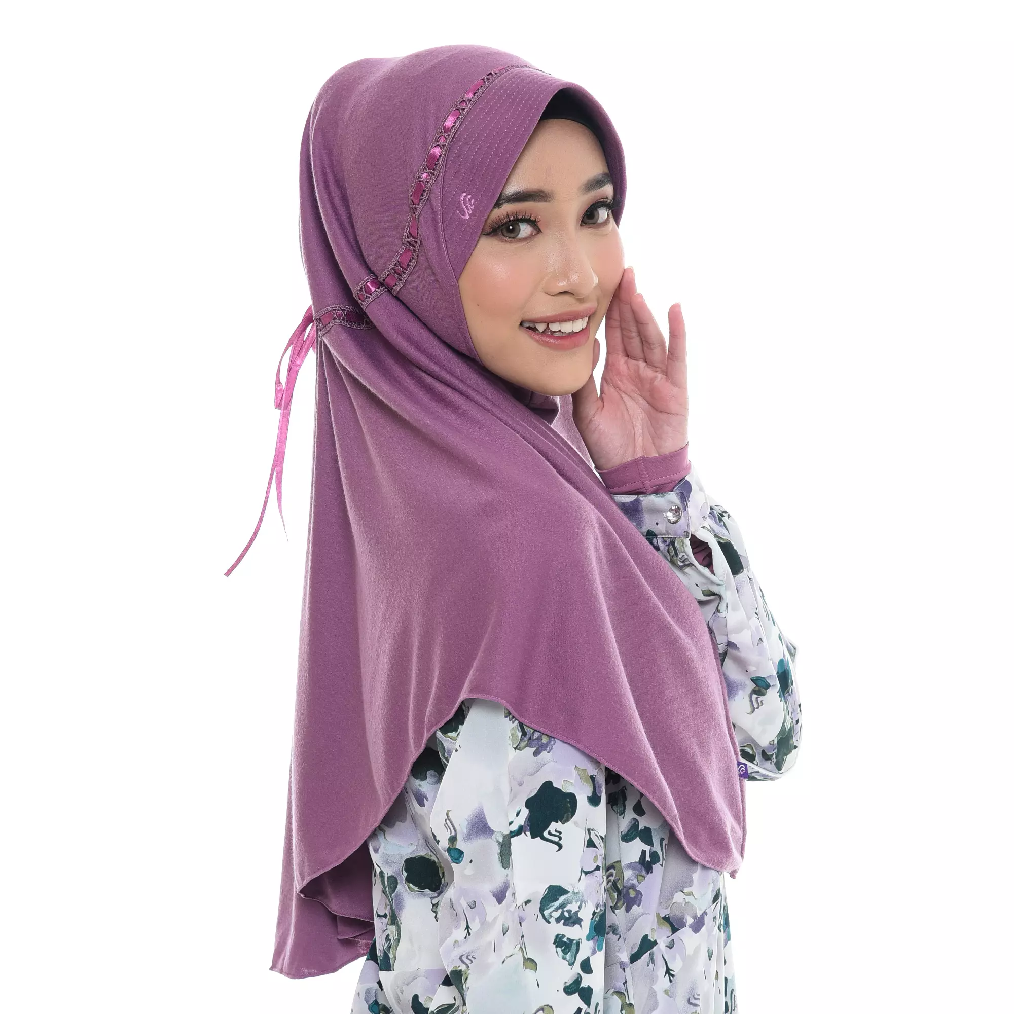 RABBANI - Kerudung Sekolah Instan Hemy KAA S - Lavender