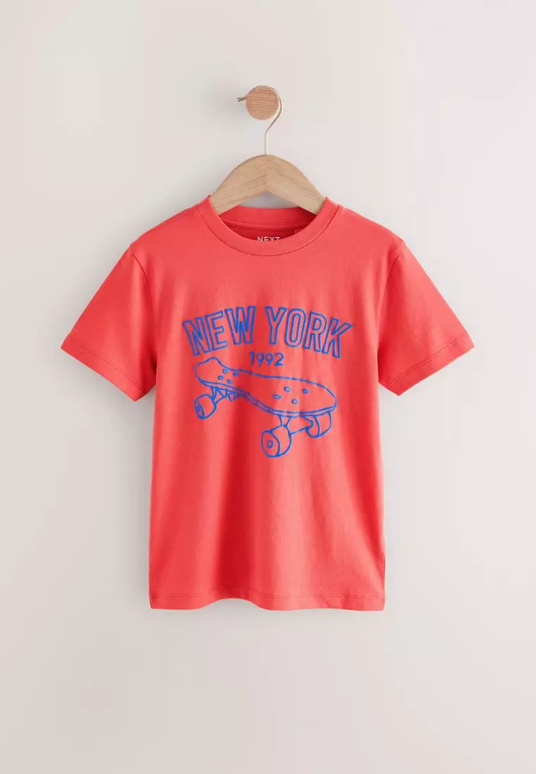 Short Sleeves Graphic 100% Cotton T-Shirt