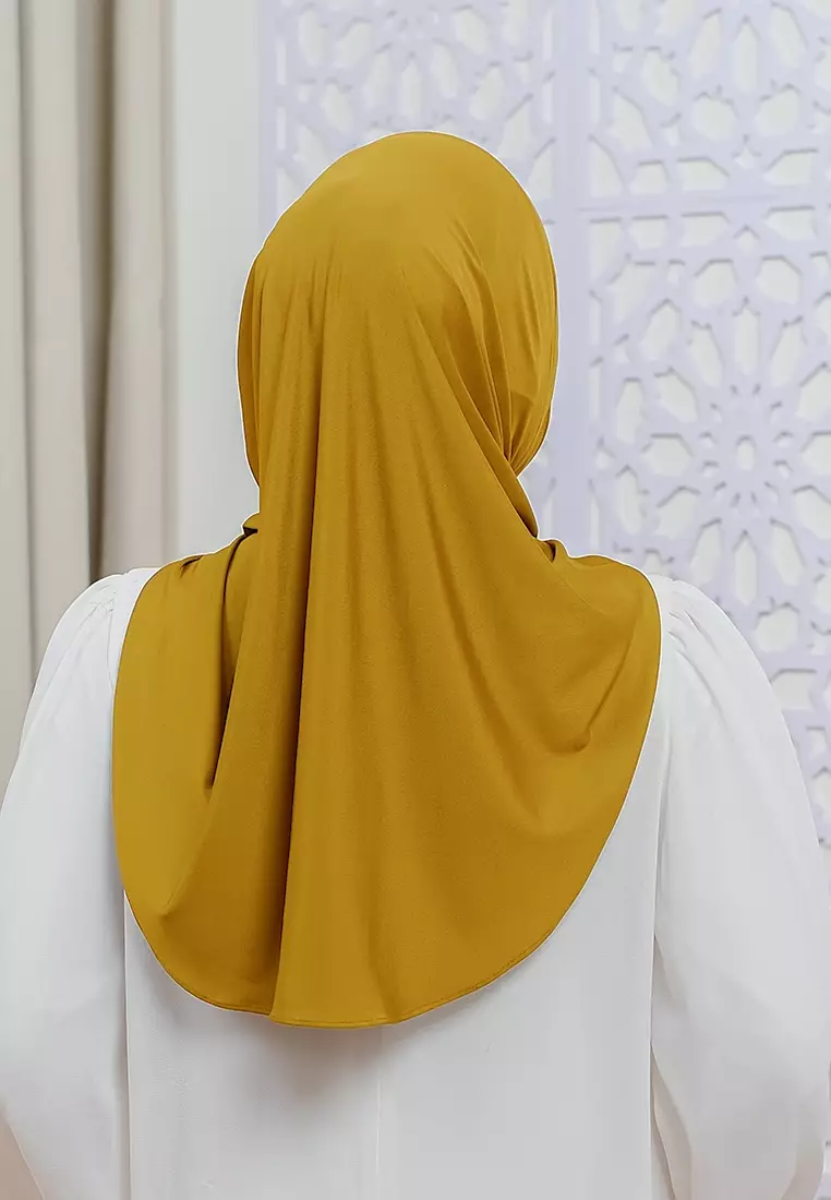 HIJAB INSTAN LUNA - MUSTARD