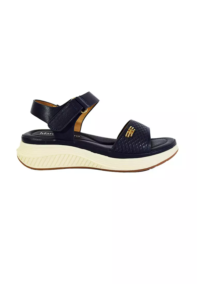 Women's Flats Sandals LX 26899 Navy Blue C52