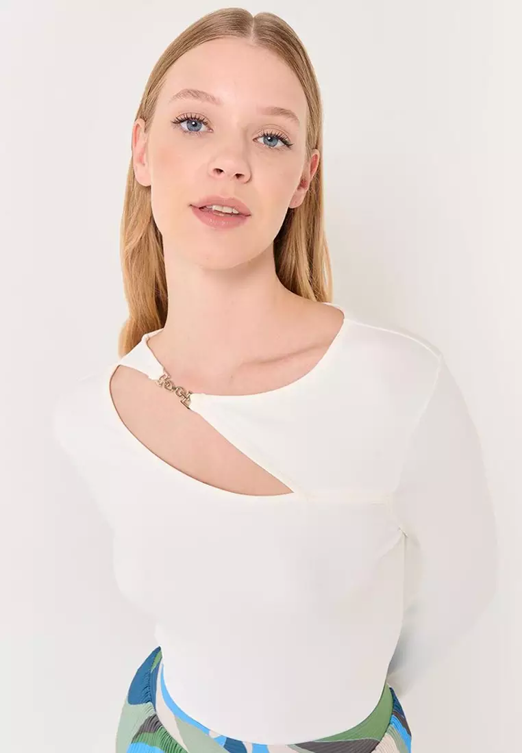 Cut Out Blouse