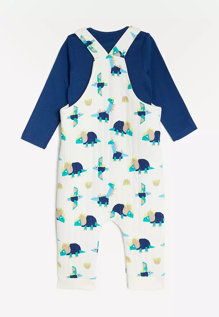 2pc Cotton Rich Dinosaur Outfit