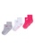 Nike pink Nike Unisex Toddler's Core Futura 3 Pack Grip Ankle Socks (3 - 4 Years) - Rush Pink EE48AKA6A7A845GS_1