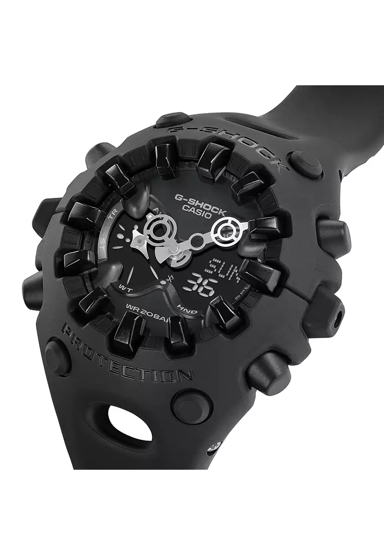 GA-V01-1A Men’s Analog Digital Watch Black Resin Band