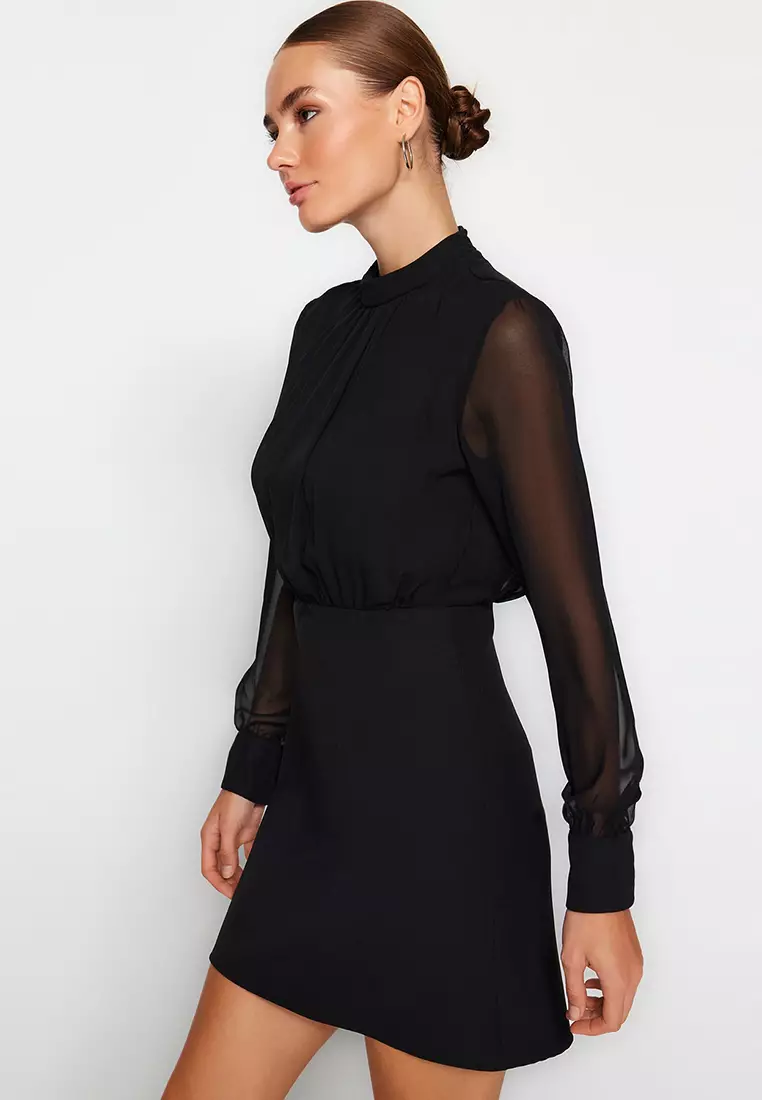 Trendyol A-Line Chiffon Dress