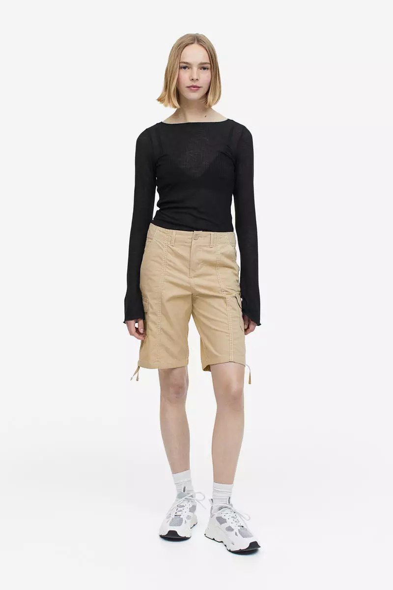 Buy H&M Cargo shorts 2024 Online ZALORA